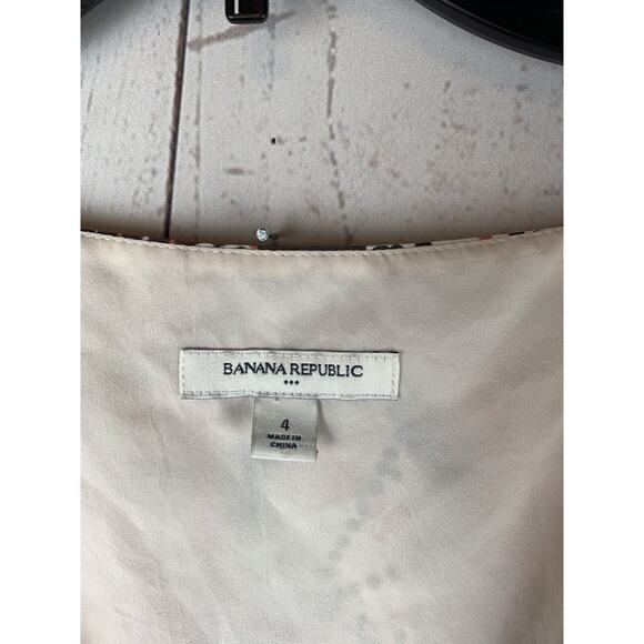 Banana Republic Dress Womens size 4 Sleeveless circle print W/Pockets side zip - Picture 3 of 5